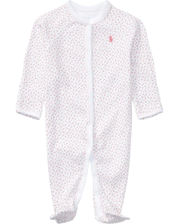  Polo Ralph Lauren Kids Floral Cotton Coverall (Infant)