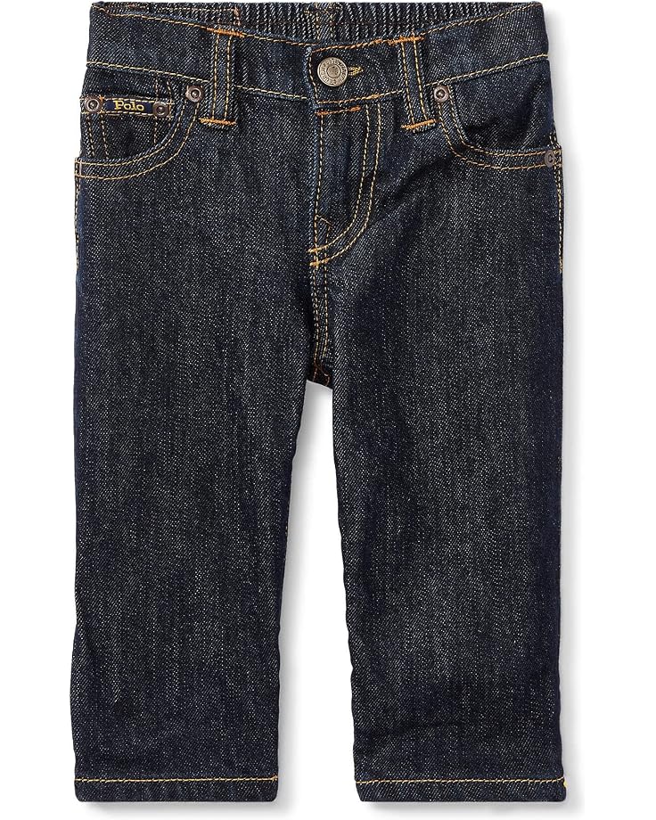  Polo Ralph Lauren Kids Hampton Straight Stretch Jeans In Vestry Wash Stretch (Infant)