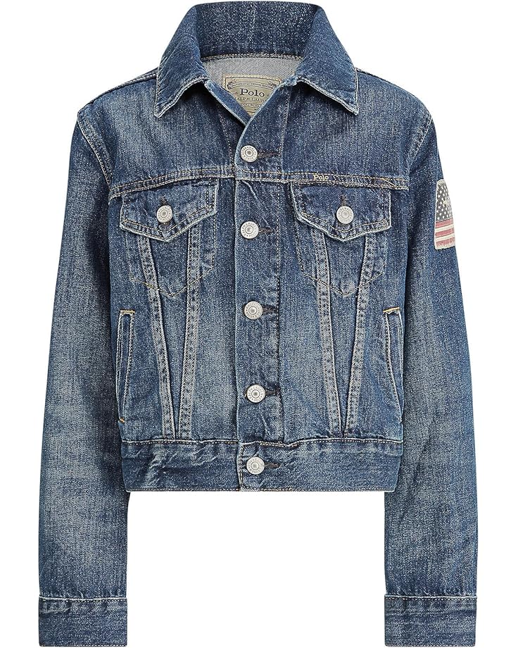  Polo Ralph Lauren Kids Cotton Denim Trucker Jacket (Big Kids)
