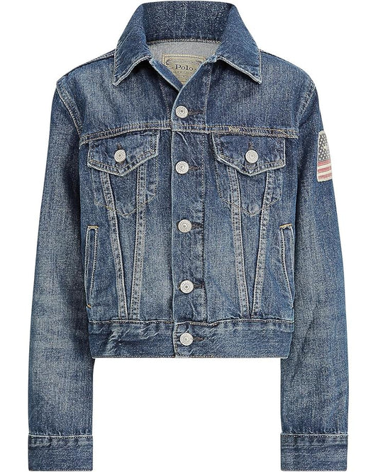  Polo Ralph Lauren Kids Cotton Denim Trucker Jacket (Big Kids)
